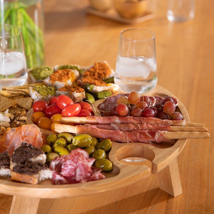  Plateau apéritif avec pieds