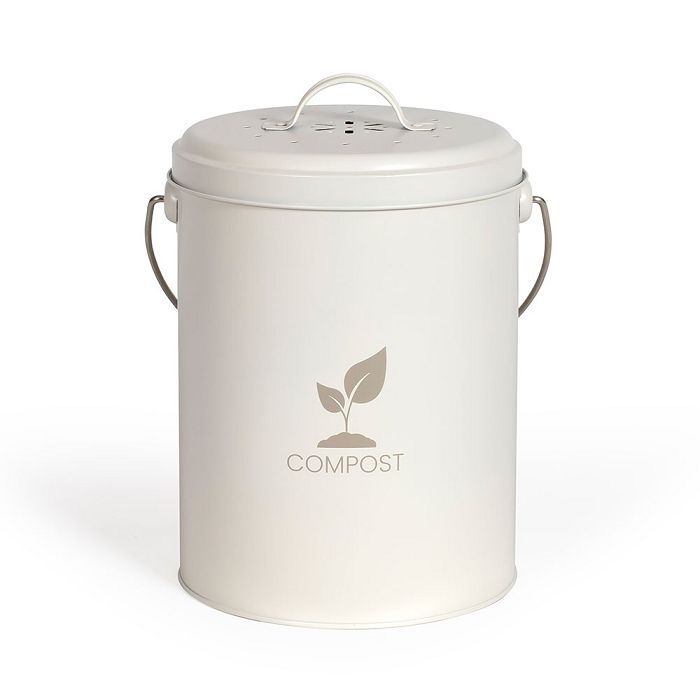  Seau à compost de cuisine 6 L - Crème