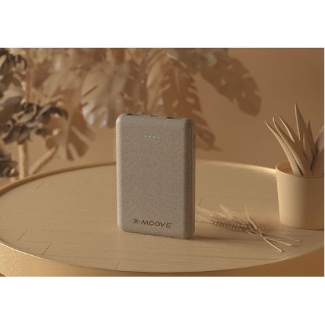  Powereco - Batterie externe en fibre de blé - 5 000 mAh