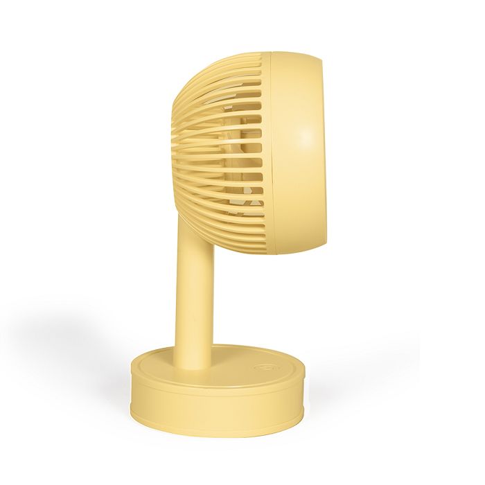  Mini ventilateur de bureau rechargeable - Jaune