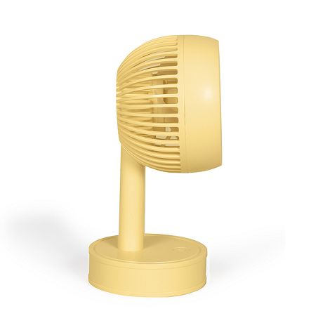  Mini ventilateur de bureau rechargeable - Jaune