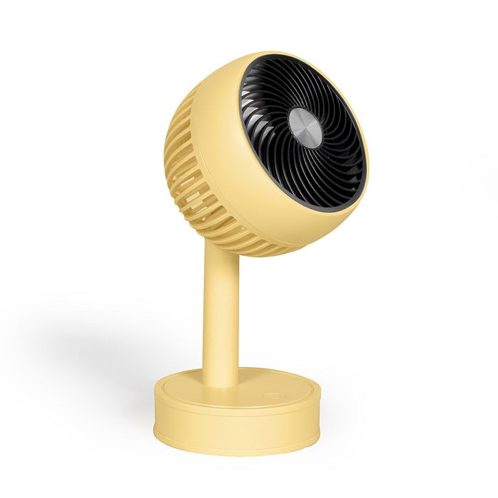  Mini ventilateur de bureau rechargeable - Jaune