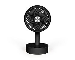 Mini ventilateur de bureau rechargeable - Noir