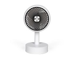 Mini ventilateur de bureau rechargeable - Blanc