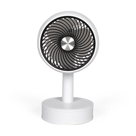  Mini ventilateur de bureau rechargeable - Blanc