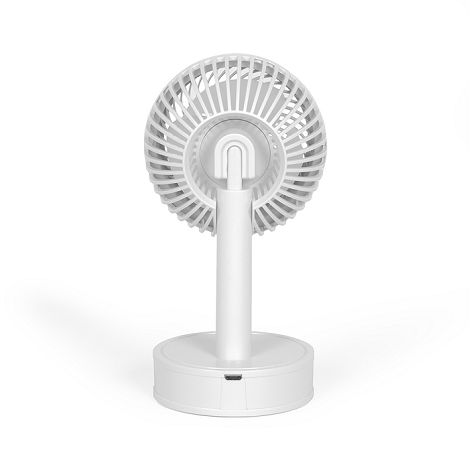  Mini ventilateur de bureau rechargeable - Blanc