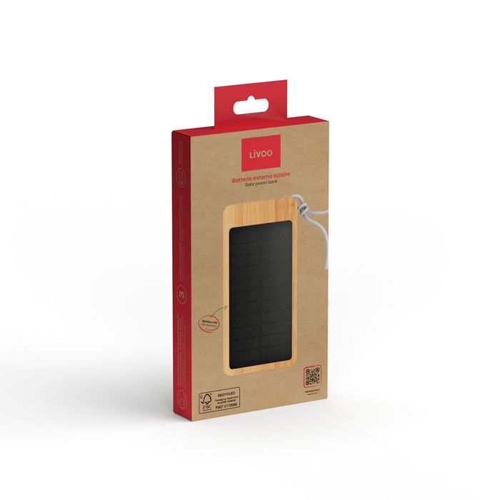  Batterie externe solaire 10 000 mAh