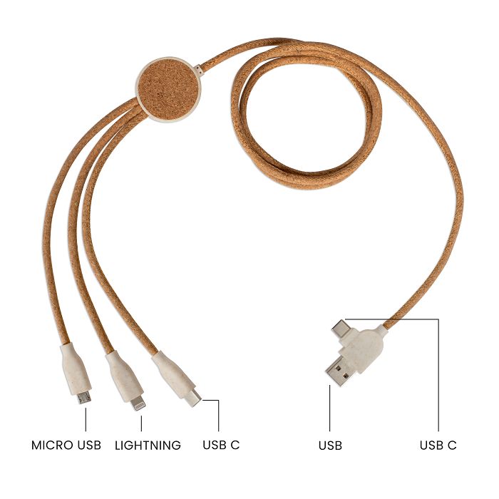  Câble de charge multi-embouts