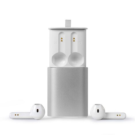  Ecouteurs compatibles Bluetooth® sans fil - Argent