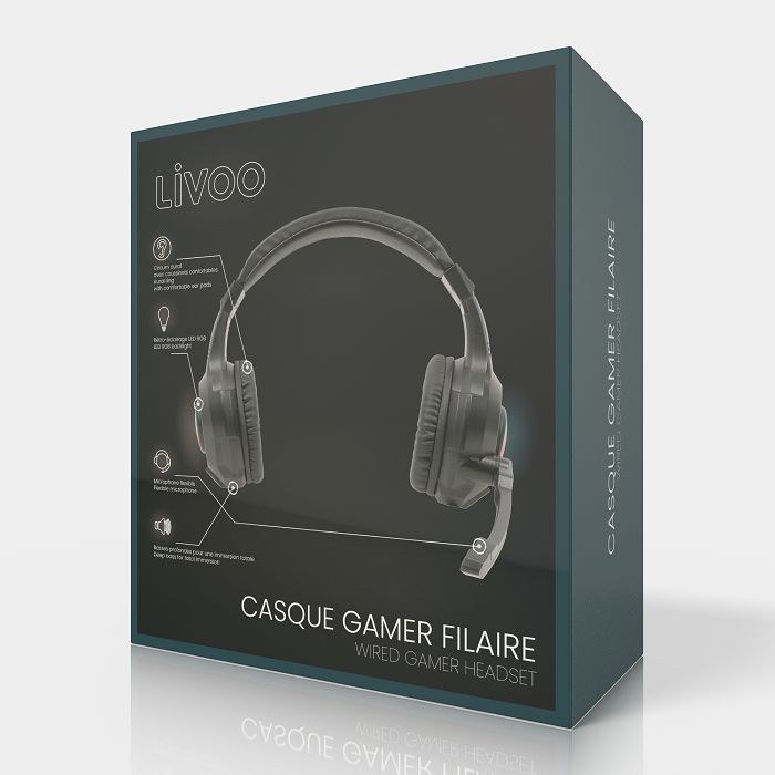  Casque gaming filaire