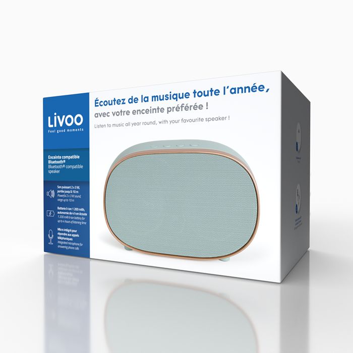  Enceinte compatible Bluetooth® - Vert