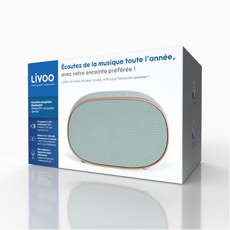  Enceinte compatible Bluetooth® - Vert