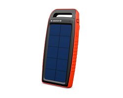 Pocket - Batterie externe solaire avec lampe torche - 10 000 mAh