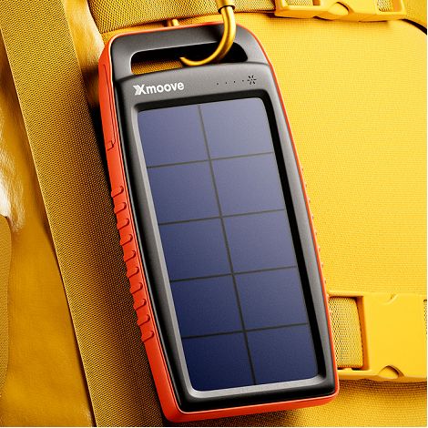  Pocket - Batterie externe solaire avec lampe torche - 10 000 mAh