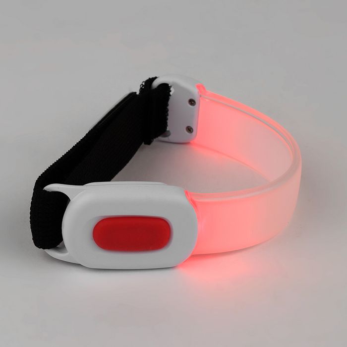  Bracelet lumineux rouge rechargeable