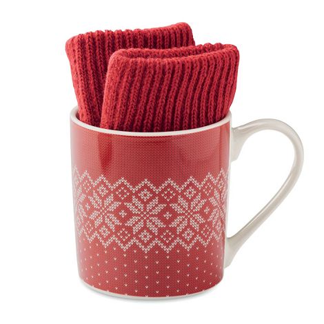  Set mug et gants hiver