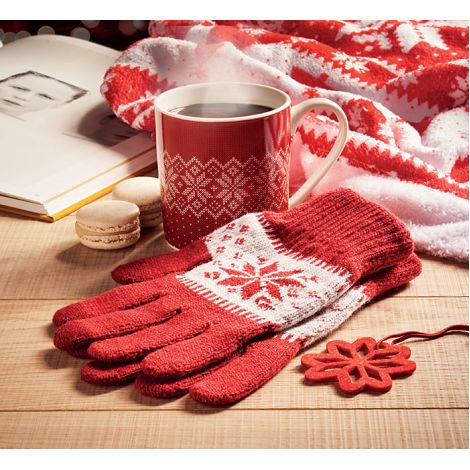  Set mug et gants hiver