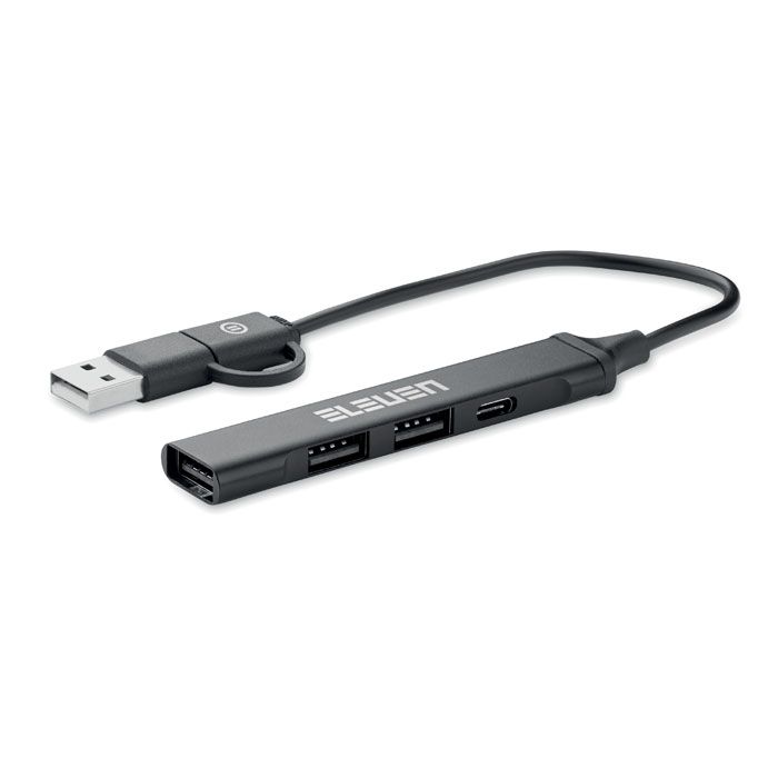  Hub USB 4 ports 19 cm