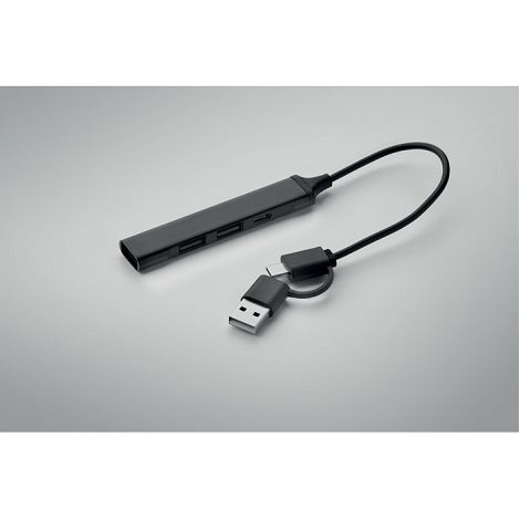  Hub USB 4 ports 19 cm