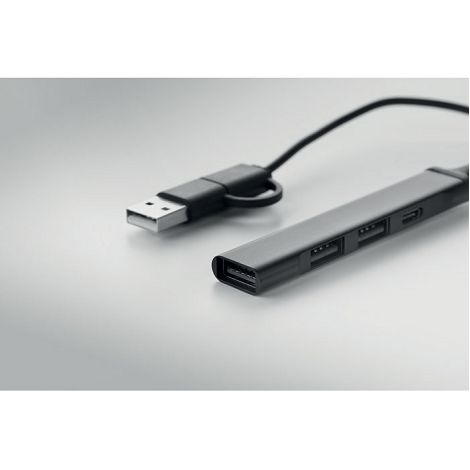  Hub USB 4 ports 19 cm