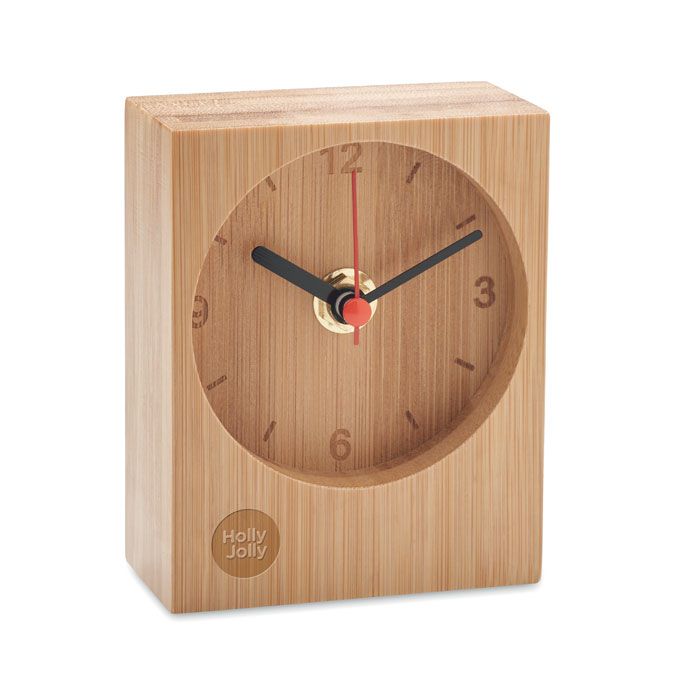  Horloge de table en bambou