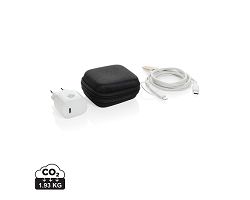 Set de 2 chargeurs 20W en PET recyclé RCS Boost