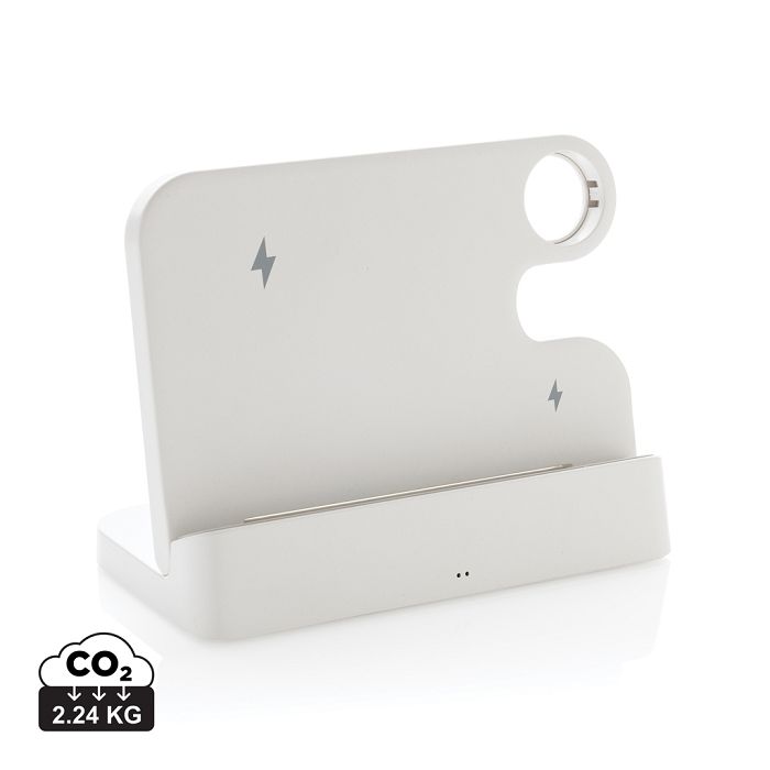  Double chargeur 15W en plastique RCS avec emplacement iWatch