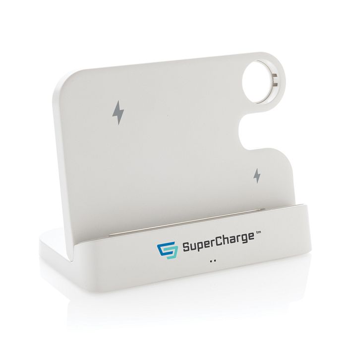  Double chargeur 15W en plastique RCS avec emplacement iWatch