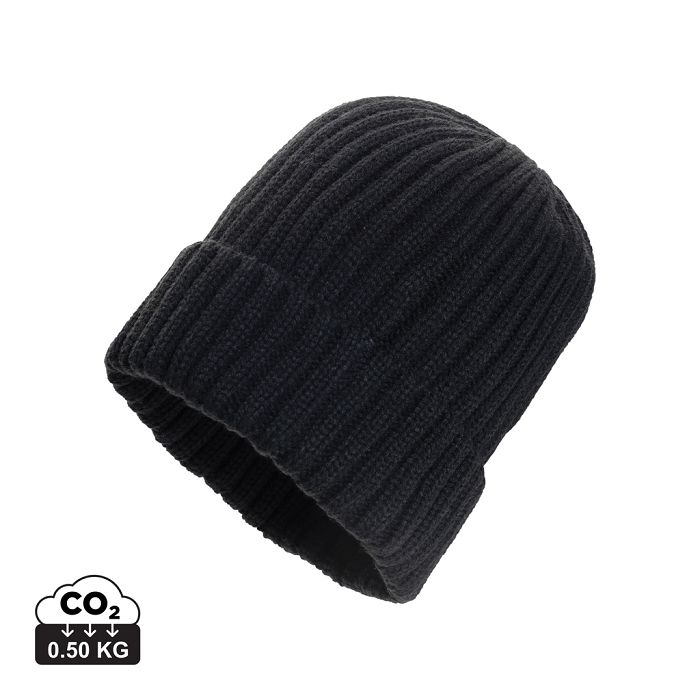  Bonnet à double côte et revers AWARE™ Polylana® Kennedi