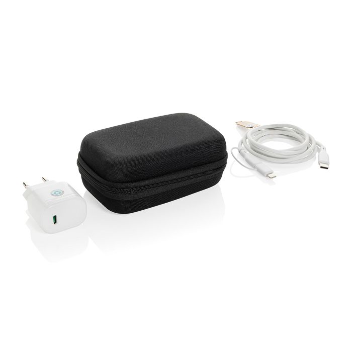  Set de 3 chargeurs 20W et type C en PET recyclé RCS Surge