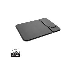 Tapis de souris chargeur 15W 3 en 1 en PU RCS Swiss peak