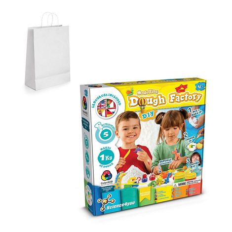  Jeu éducatif livré avec un sac cadeau en papier kraft (100 g/m²)