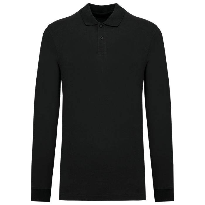  Polo piqué manches longues Bio180 homme