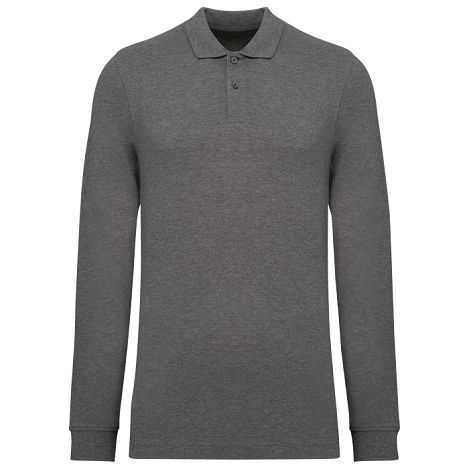  Polo piqué manches longues Bio180 homme