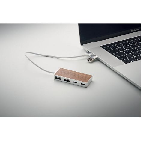  Hub USB 4 ports 27,5 cm