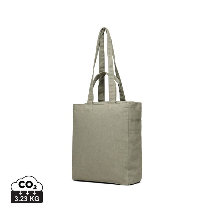  VINGA Tote bag avec zip en toile recyclée Hilo AWARE™